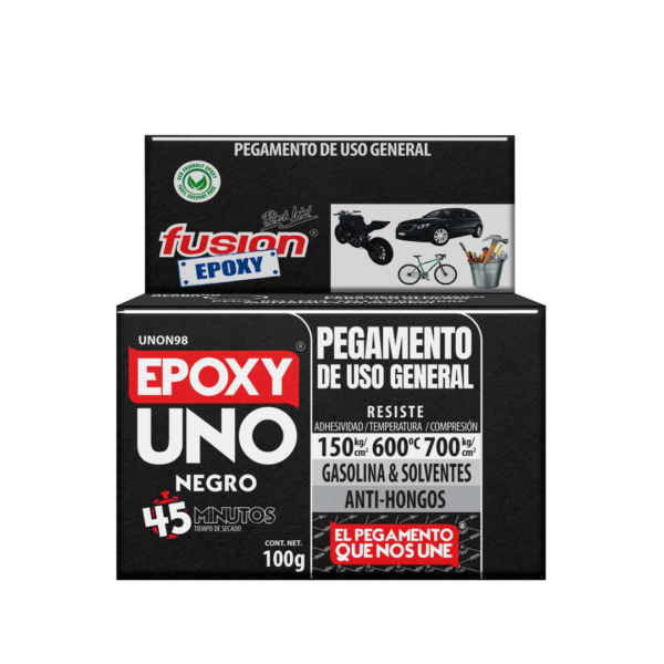 Epoxy Uno Uso General Negro X 100 Gr Ic04 013018 H