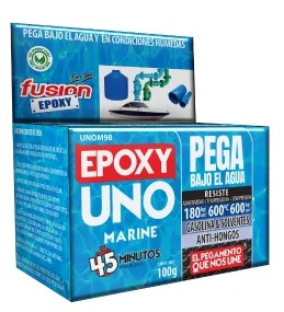 Pegamento Adhesivo Especial Fusion Epoxy Uno Marine 100g - Imagen 3