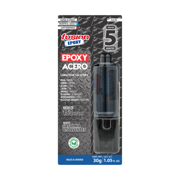 Epoxy Liq. Jeringa Acero 5 Min X 30 Gr Ic04 013018 H