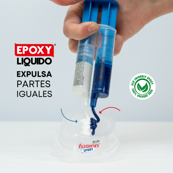Epoxy Liq. Jeringa Marine Blue Kit X 30 Gr Ic04 013018 H - Imagen 2