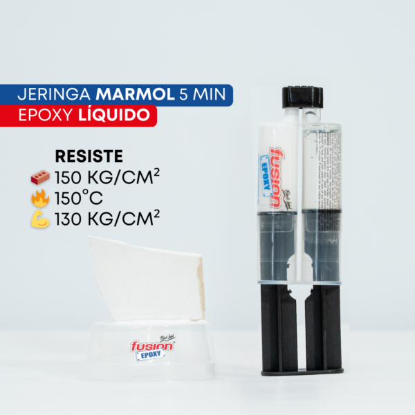 Epoxy Liq. Jeringa Marmol 5 Min X 30 Gr Ic04 013018 H - Imagen 3