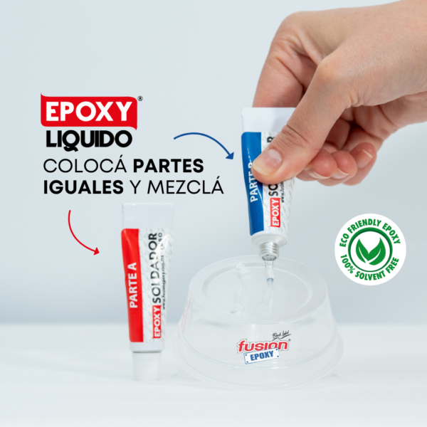 Epoxy Tubo Liq. Soldador Tte. 5 Min X 16 Gr Ic04 013018 H - Imagen 2
